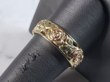 Load image into Gallery viewer, Womens Vintage Estate 14K Yellow &amp; Rose Gold Diana Ring 9.7g E6240