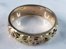 Load image into Gallery viewer, Womens Vintage Estate 14K Yellow &amp; Rose Gold Diana Ring 9.7g E6240