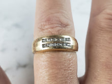 Load image into Gallery viewer, Mens Vintage Estate 14k Yellow Gold Diamond Ring 3.8g  #E6255