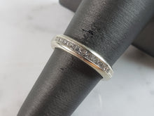 Load image into Gallery viewer, Womens Vintage Estate 14k White Gold Diamond Ring 3.9g #E6262