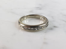 Load image into Gallery viewer, Womens Vintage Estate 14k White Gold Diamond Ring 3.9g #E6262