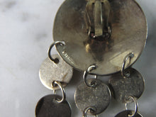 Load image into Gallery viewer, Womens Vintage Estate Sterling Silver Southwestern Clip On Earrings 10.4g E6311