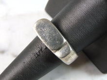 Load image into Gallery viewer, Mens Vintage Estate Sterling Silver Modernist Ring 10.4g E6320