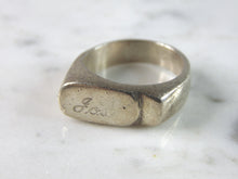 Load image into Gallery viewer, Mens Vintage Estate Sterling Silver Modernist Ring 10.4g E6320