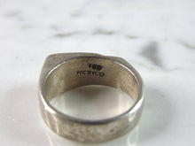 Load image into Gallery viewer, Mens Vintage Estate Sterling Silver Modernist Ring 10.4g E6320