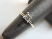 Load image into Gallery viewer, Womens Vintage Estate 14K White Gold .50cts Diamond Ring, 2.0g E704