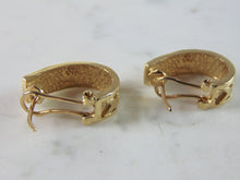 Load image into Gallery viewer, Womens Vintage Estate Modernist 14K Yellow Gold Earrings 7.8g E738
