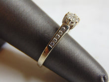 Load image into Gallery viewer, Women&#39;s Vintage Estate 14K White Gold Diamond Ring, 3.5g E784