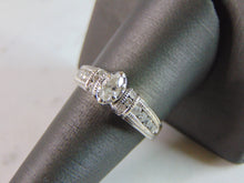 Load image into Gallery viewer, Womens Vintage Estate 14K White Gold Diamond Ring 5.1g E800