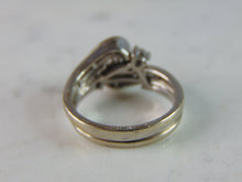 Load image into Gallery viewer, Womens Vintage Estate 14K White Gold Diamond Engagement Ring Set, 7.7g E807