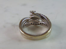 Load image into Gallery viewer, Womens Vintage Estate 14K White Gold Diamond Engagement Ring Set, 8.8g E809