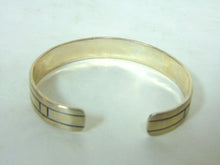 Load image into Gallery viewer, Vintage Estate Sterling Silver Southwestern Cuff Bracelet 22.2g E813