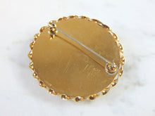 Load image into Gallery viewer, Womens Vintage Estate 14K Yellow Gold Birthstone Basket Brooch 13.1g #E852