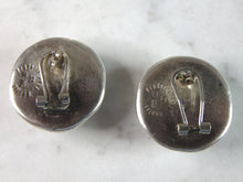 Load image into Gallery viewer, Womens Vintage Estate Sterling Silver Modernist Earrings 20.9g E861