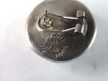 Load image into Gallery viewer, Womens Vintage Estate Sterling Silver Modernist Earrings 20.9g E861