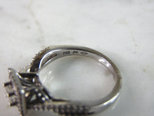 Load image into Gallery viewer, Womens Vintage Estate 14K White Gold Diamond Engagement Ring Set, 5.5g E960