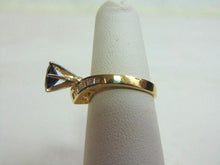 Load image into Gallery viewer, Womens Vintage Estate 14K Gold Sapphire &amp; Diamond Ring, 3.6g E3593