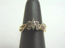 Load image into Gallery viewer, Womens Vintage Estate 14k Yellow Gold Marquise Diamond Ring 4.0g #E3562