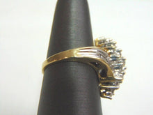 Load image into Gallery viewer, Vintage Estate 10K Yellow Gold &amp; Diamond Cluster Ring 5.8g E3591