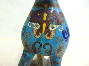 Vintage Antique Chinese Cloisonne Ming Style Horse Figure