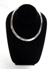 Load image into Gallery viewer, Vintage Estate Sterling Silver .925 Italian Herringbone Choker Necklace 45.8g E3763