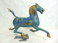 Load image into Gallery viewer, Vintage Antique Chinese Cloisonne Ming Style Horse Figure
