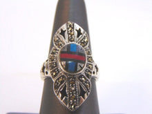 Load image into Gallery viewer, Womens Vintage Estate Sterling Silver Southwestern, Native American Zuni Ring 8.1g E1566