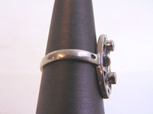 Load image into Gallery viewer, Womens Vintage Estate Sterling Silver Modern Abstract Abalone Ring 5.7g E2095