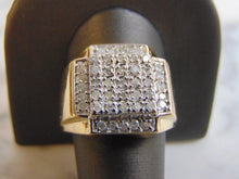 Load image into Gallery viewer, Mens Vintage Estate 10k Gold Diamond Ring 7.7g E2834