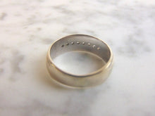 Load image into Gallery viewer, Womens Vintage Estate 14K White Gold Diamond Ring, 4.7g E3850