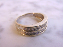 Load image into Gallery viewer, Womens Vintage Estate 14K White Gold Diamond Ring, 3.8g E3837