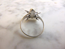 Load image into Gallery viewer, Womens Vintage Estate Sterling Silver Hinged Frog Ring 3.9g E937