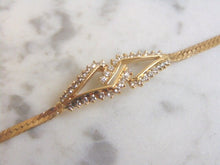 Load image into Gallery viewer, Womens Vintage Estate 14K Yellow Gold Diamond Bracelet 6.4g E2515