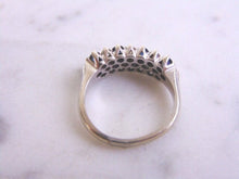 Load image into Gallery viewer, Womens Vintage Estate 18K Gold Diamond Sapphire Ring 3.7g E2546