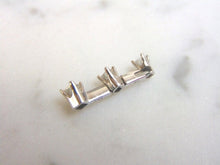 Load image into Gallery viewer, Womens Vintage Estate 14K White Gold Hinged Diamond Pendant 1.0g E2587