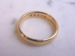 Mens Vintage Estate 14k Yellow Gold Diamond Ring 6.2g  #E2930