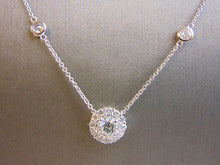 Load image into Gallery viewer, Womens 14K White Gold &amp; Diamond Necklace Pendant 3.9g E3522
