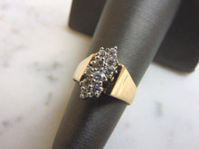 Load image into Gallery viewer, Womens Vintage Estate 14k Gold Exquisite Diamond Cluster Ring 4.2g  #E3022