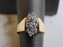 Load image into Gallery viewer, Womens Vintage Estate 14k Gold Exquisite Diamond Cluster Ring 4.2g  #E3022