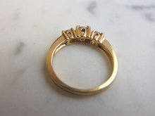 Load image into Gallery viewer, Womens Vintage Estate 14K Yellow Gold Diamond Ring, 3.6g E3528