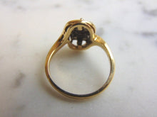 Load image into Gallery viewer, Womens Vintage Estate 14K Yellow Gold Diamond Cluster Ring, 3.6g E3529