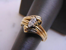 Load image into Gallery viewer, Womens Vintage Estate 14K Gold Diamond Marquise Engagement Ring 5.7g  #E3554