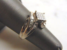 Load image into Gallery viewer, Womens Vintage Estate 14k White Gold Diamond Ring 5.5g  E3336