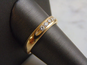 Mens Vintage Estate 14k Yellow Gold Diamond Ring 6.2g  #E2930