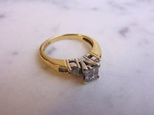 Load image into Gallery viewer, Womens Vintage Estate 14K Yellow Gold Diamond Ring, 3.7g E3550