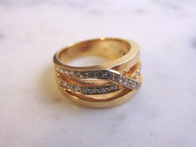 Load image into Gallery viewer, Womens Vintage Estate 14K Yellow Gold Diamond Ring 6.5g E2523