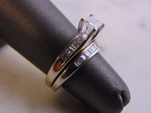 Load image into Gallery viewer, Womens Vintage Estate 14K White Gold Diamond Ring, 4.7g E2534