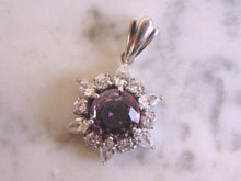 Load image into Gallery viewer, Womens Vintage Estate Sterling Silver Flower Pendant  11.5g #E4295
