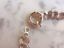 Load image into Gallery viewer, Womens Vintage Sterling Silver Charm Bracelet made in Italy, 22.1g #E4111