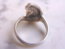 Load image into Gallery viewer, Womens Vintage Estate Sterling Silver Modernist Turquoise Ring 5.8g E4135